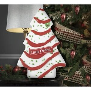 Little Debbie Christmas Tree Cake Blow Mold LED Lighting 22' Tall IN HAND RTS